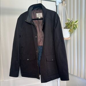 Jos. A. Bank Black Military Field Coat with Modern Fit